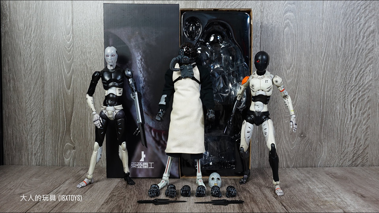 対鹵獲転用体班 赤霧(セキム)+釵(サイ)東亜重工 1000toys 千值練東亞重工對擄獲轉用體班赤霧開箱- YouTube