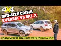 Ford Everest Titanium vs Isuzu MU-X LS-T | 4X4 Australia