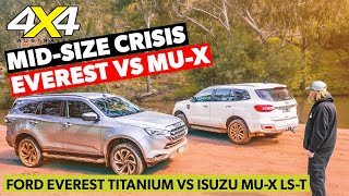 Ford Everest Titanium Vs Isuzu Mux Lst  4x4 Australia