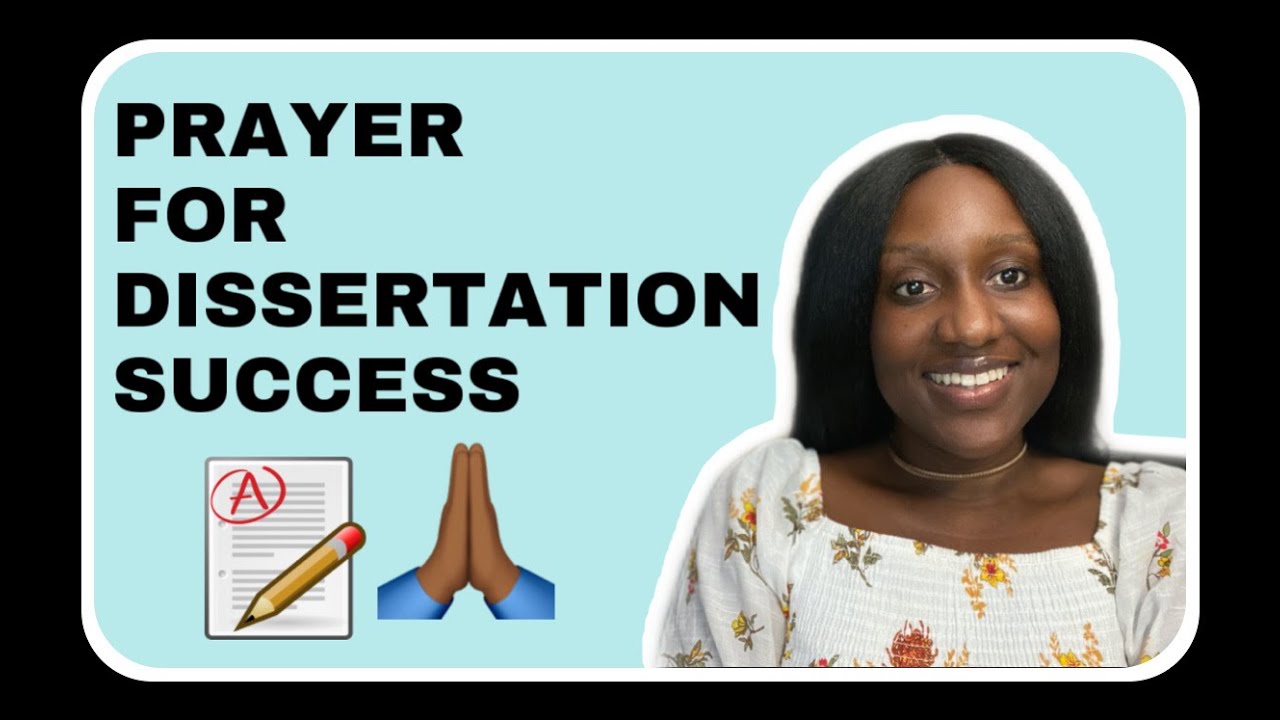 prayer for dissertation defense