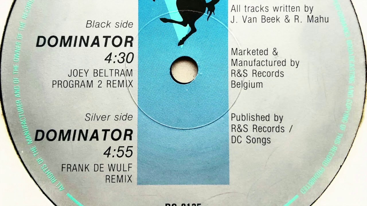 Human Resource - Dominator (Joey Beltram Program 2 Remix) - YouTube