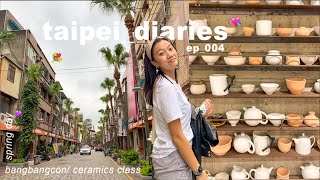 taipei diaries: day in my life, ceramics, bts bang bang con vlog?