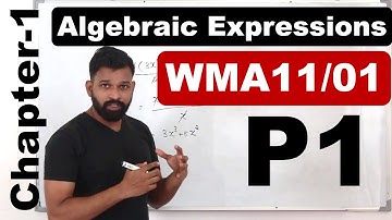 P1/Chapter1: Algebraic expressions | IAL Pearson Edexcel Pure mathematics1 | WMA11/01