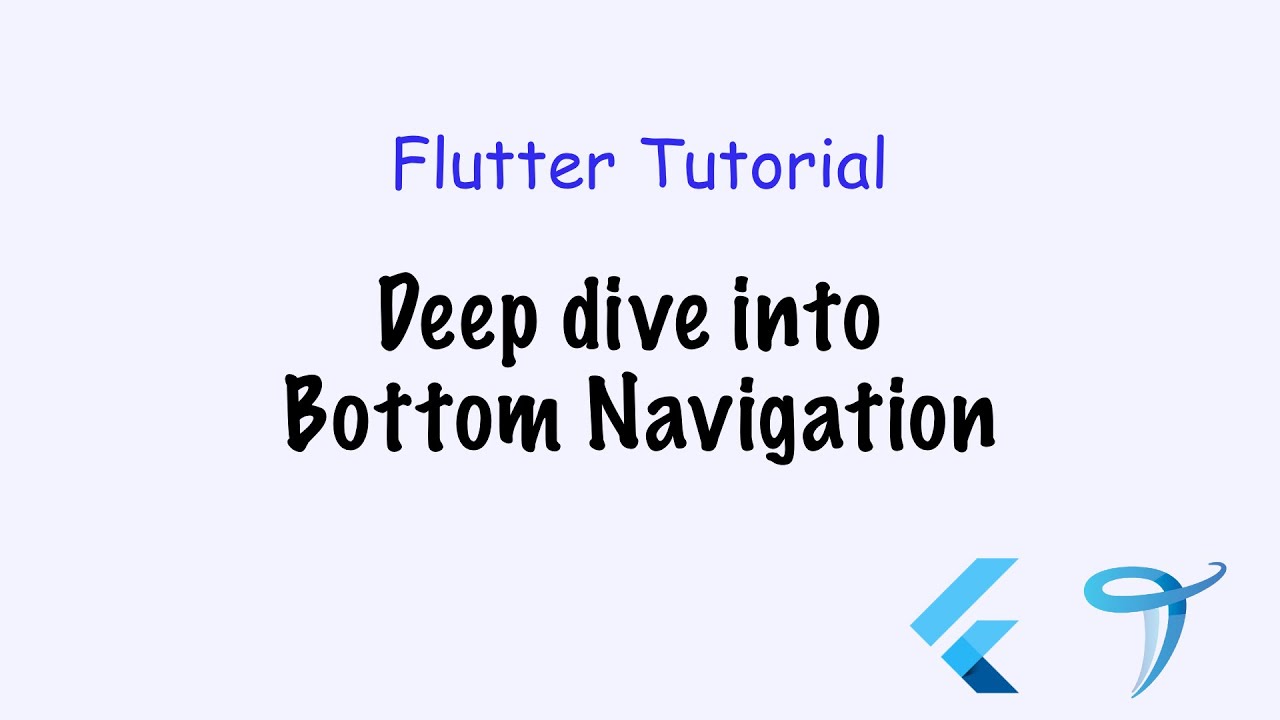 Deep dive into Bottom Navigation | Flutter Tutorial | Flutter UI ...