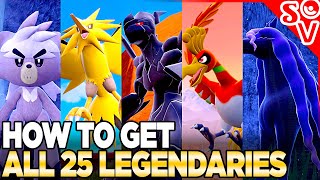 How to Get ALL 25 Legendary Pokemon in Indigo Disk