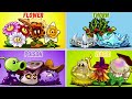 PVZ 2 - 4 Best Team Plants Vs. Team Zombies - Which Team Plants is Best?