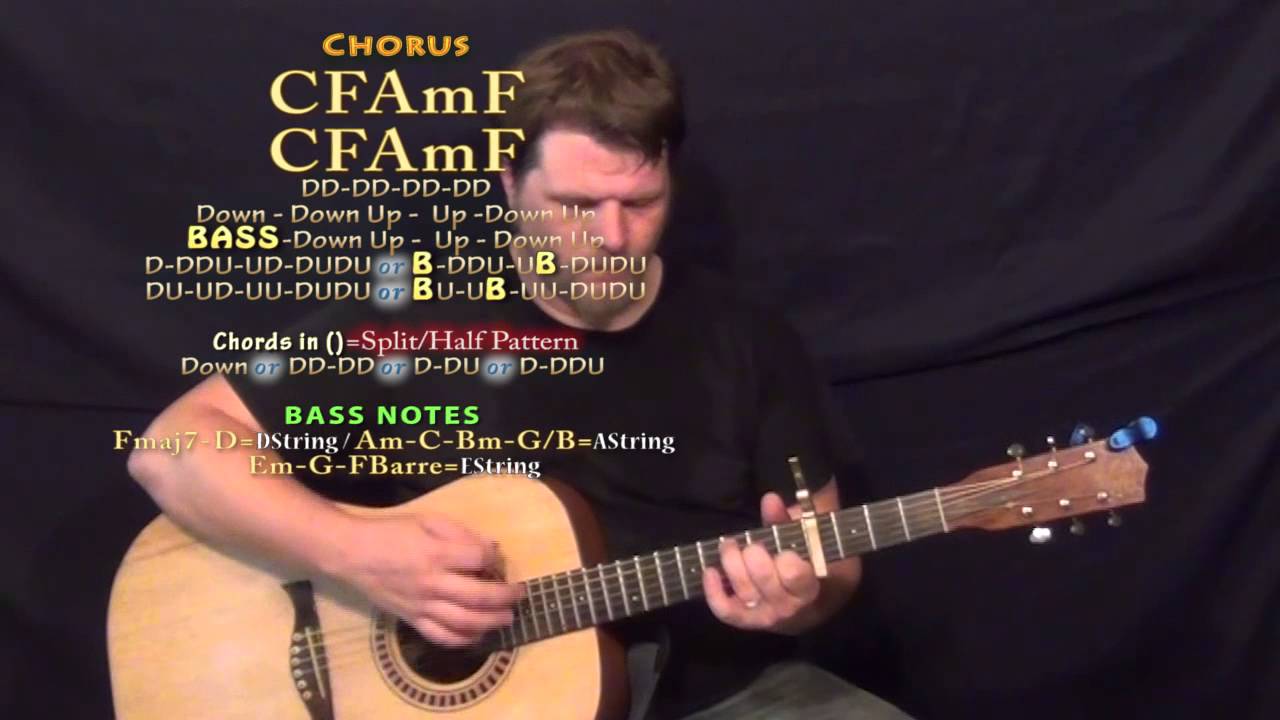 Belle Of The Boulevard (Dashboard Confessional) Guitar Lesson Chord Chart Capo 4th YouTube