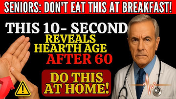 THIS 10-SECOND TEST REVEALS IF YOUR HEART IS AGING TOO FAST(SENIORS TRY IT!)