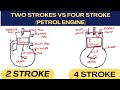 Difference. : 2 Stroke And 4 Stroke Petrol Engine | Two Stroke Vs Four Stroke Engine