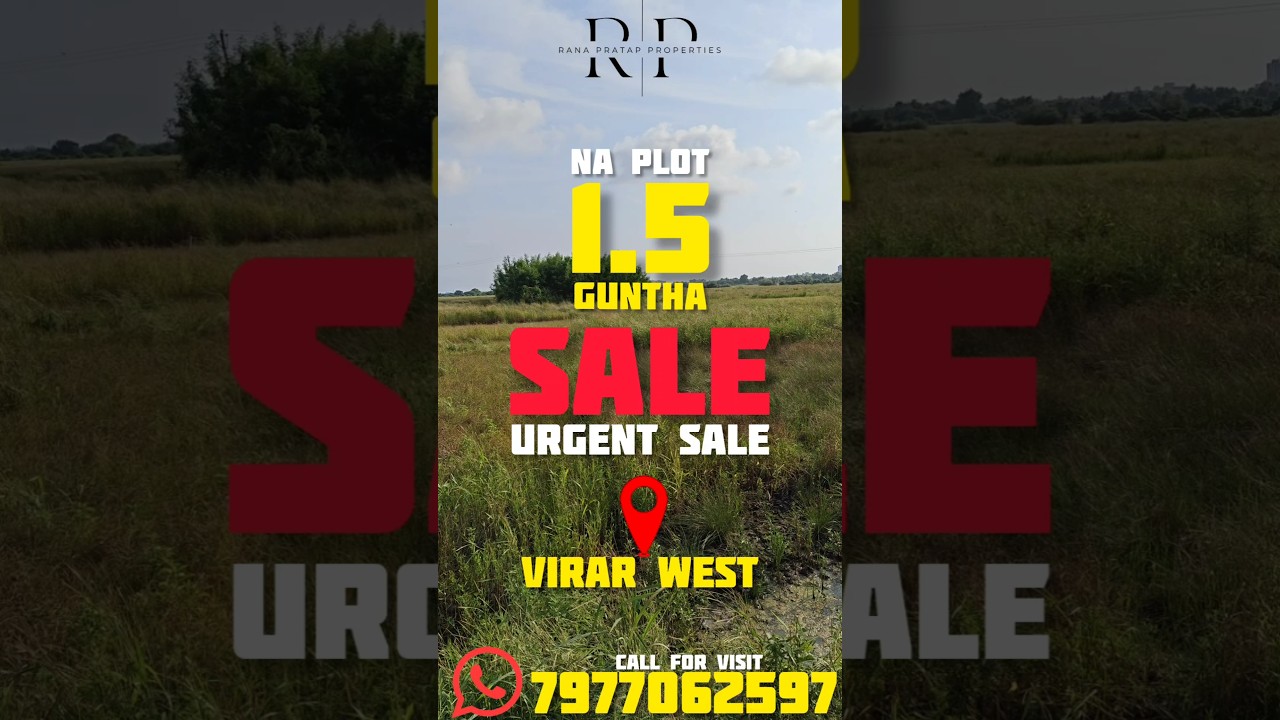 1.5 Guntha NA Land For Sale in Virar west 