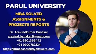PARUL UNIVERSITY I BCA Customized Assignments 7