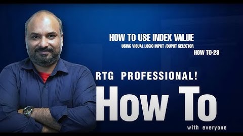 HOW TO-23 Using Ross Xpression-Index Value-Visual Logic  كيفية البرنامج التعليمي