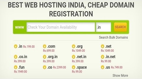 Domain Name Registration from Hiox India Hoster