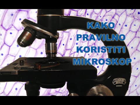 Mikroskop- dijelovi i tehnika mikroskopiranja