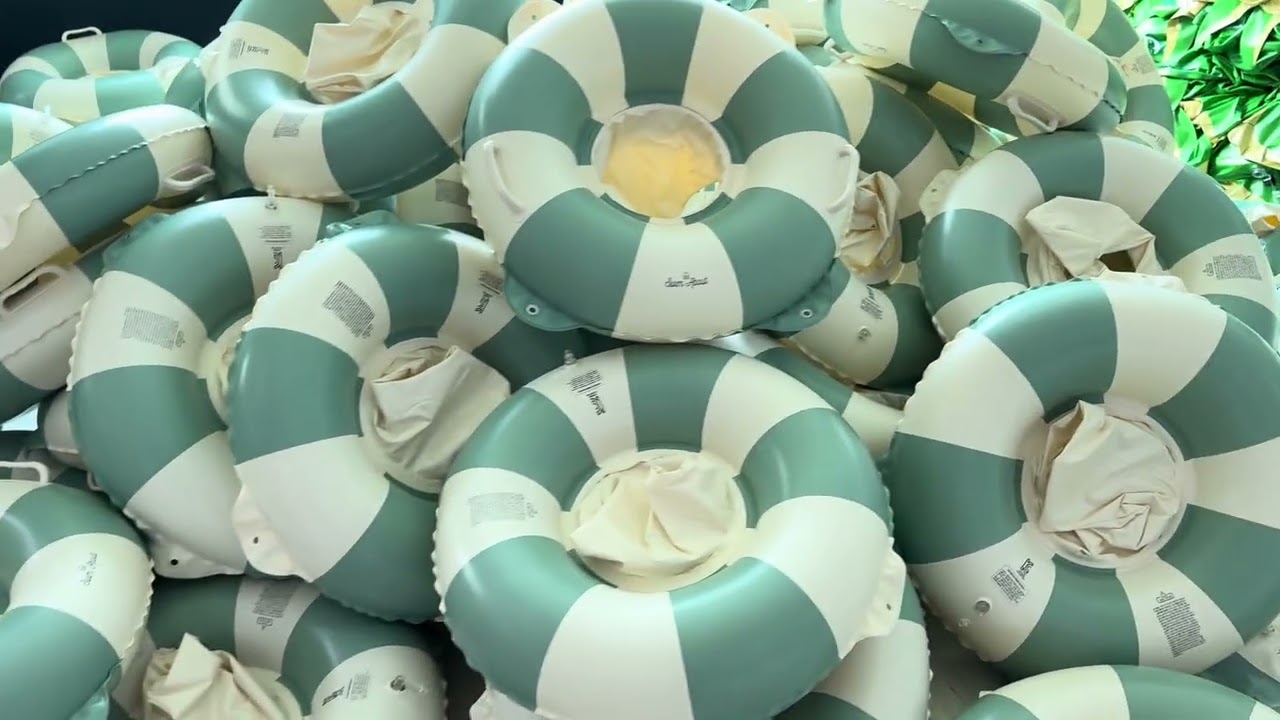 Inflatable baby swim ring seat 