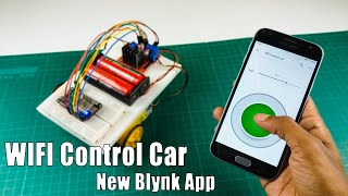 How to make a WIFI control car with the new Blynk app step by step screenshot 5