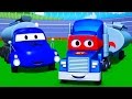 Carl  the Super Truck and the Tanker in Car City | Trucks Cartoon for kids