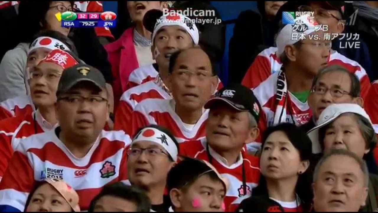 感動 15 ラグビー ワールドカップ 日本 南アメリカ ラスト10分 Youtube