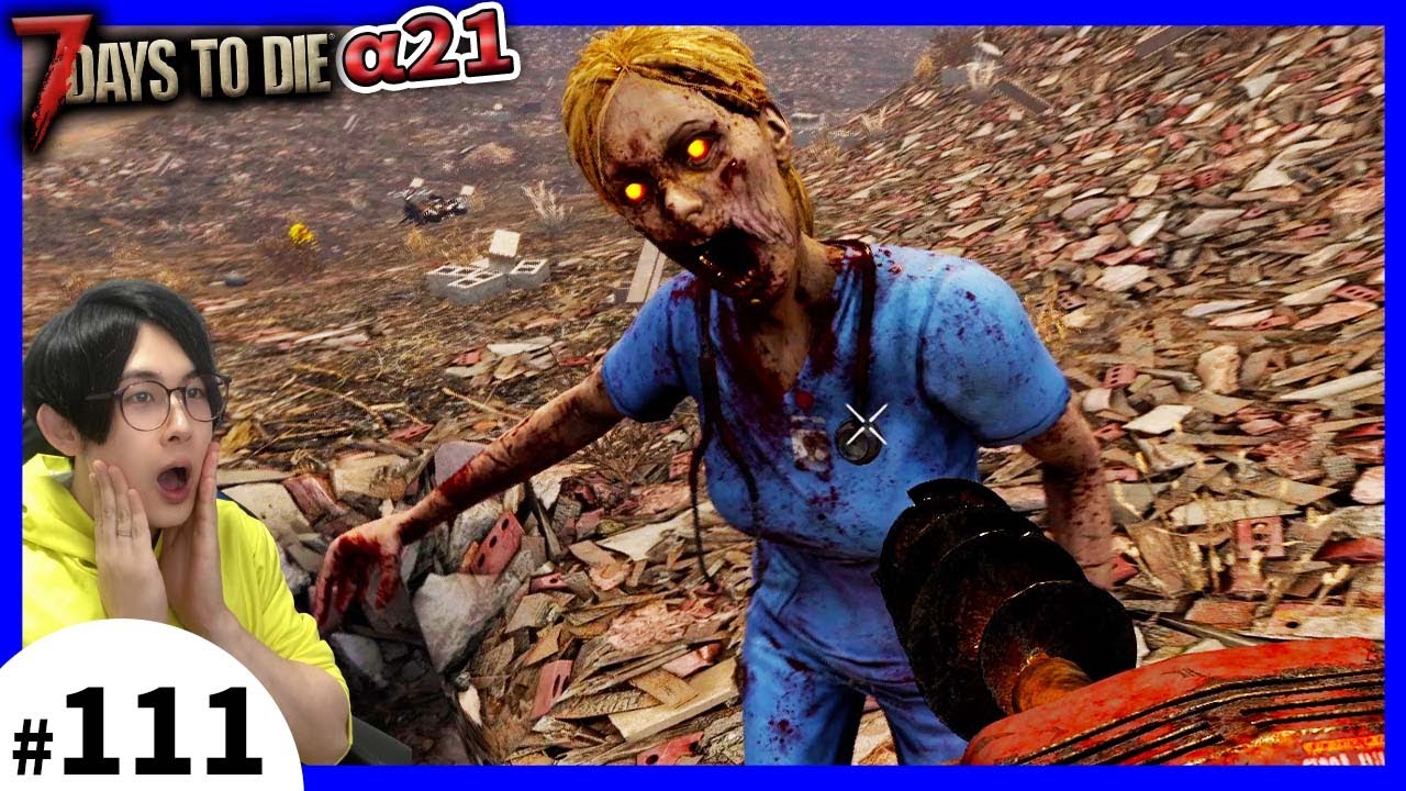 7DTD(DF)α21】荒れ地でチタン採掘 #111【7DaysToDie/ダークネス