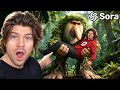😱РЕАКЦИЯ НА МОИ СОБСТВЕННЫЕ AI ВИДЕО С НЕЙРОСЕТЬЮ!
