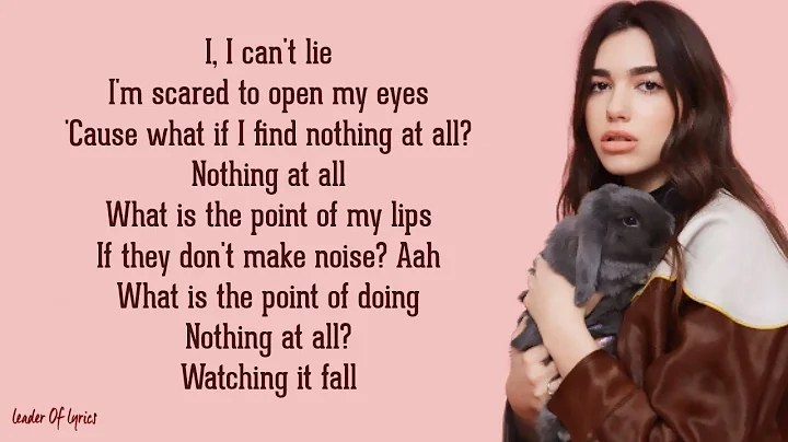 Dua Lipa - SWAN SONG (Lyrics)