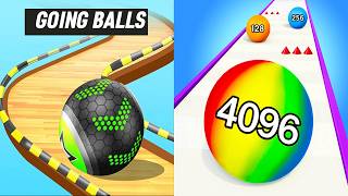 Going Balls VS Rolling Ball Run Numbers Game - All Levels SpeedRun Gameplay Android iOS Ep1 screenshot 2