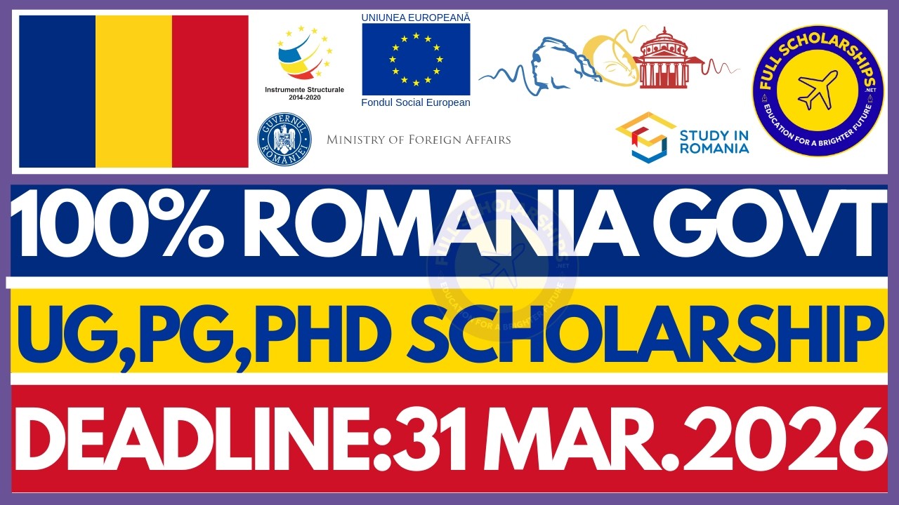 How to Apply for Romania Government Fully Funded Scholarships 2026 | UG, Masters & PhD Step by Step