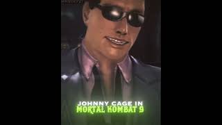 Johnny Cage In Mk1 Vs Mk9 4K Mortal Kombat