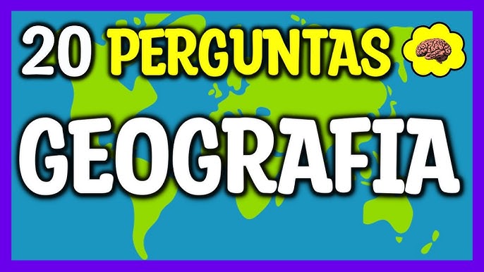 ⭐Quiz de Geografia 35 - BRASIL, PERGUNTAS DE GEOGRAFIA E HISTÓRIA