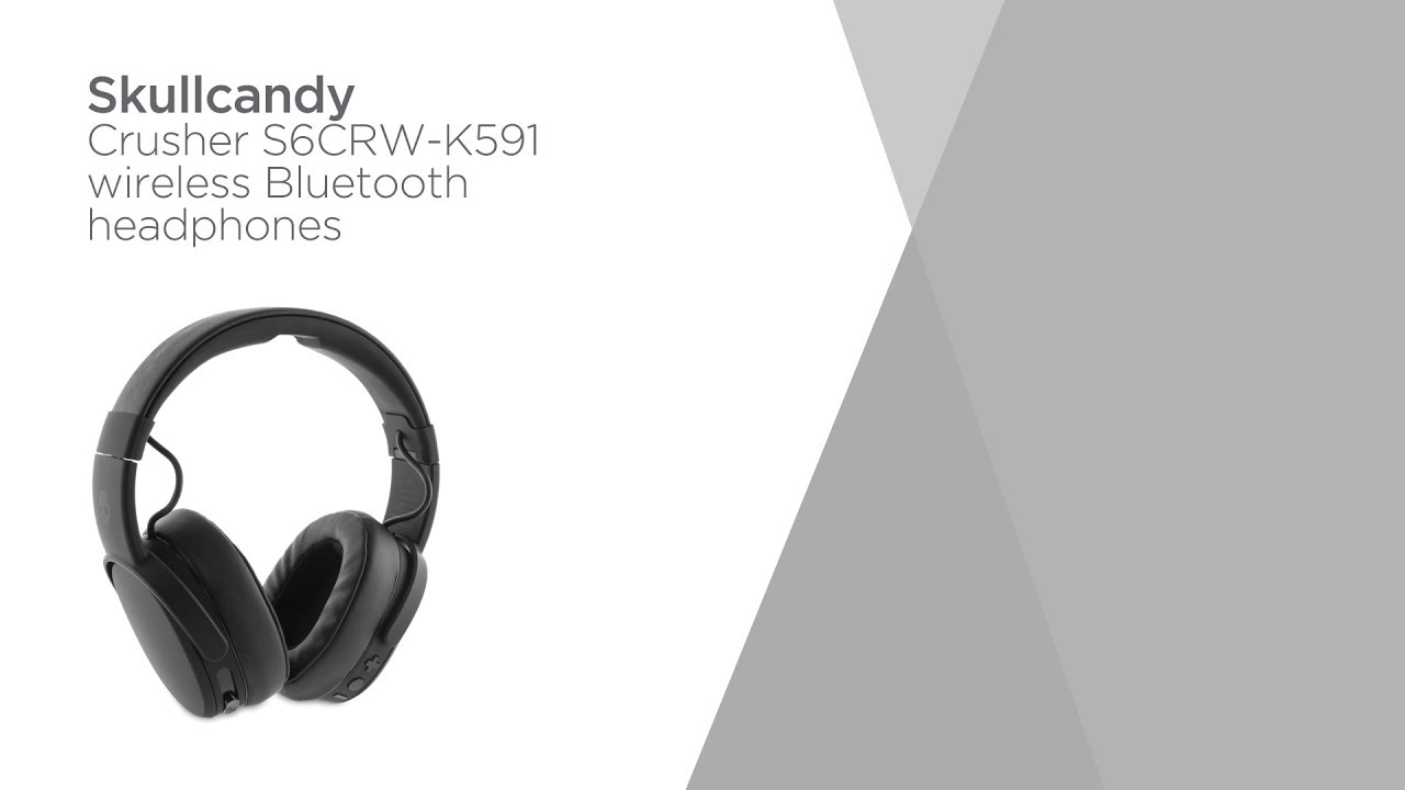 Skullcandy Crusher S6CRW-K591 Bluetooth Headphones - Black