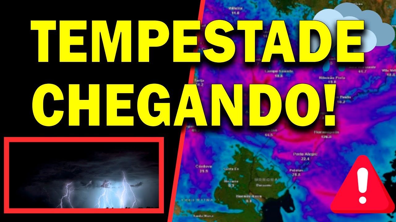 🔴 URGENTE! CICLONE BIGUÁ E TEMPESTADE 🔴MUITA CHUVA NAS PRÓXIMAS HORAS? - PREVISÃO DE TEMPESTADES 🔴