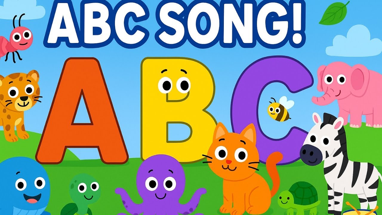 ABC Song for Kids 🎶 Learn Alphabet A–Z with Cute Animals & Fun Toys ...