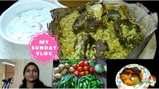 My Sunday Lunch Routine || Bnagalore Special Mutton Donne Biryani Recipe || Mango Sweet