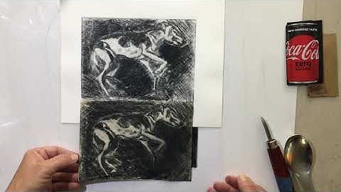 PRINTMAKING DEMOS:Drypoint on Plexi + Printing without a Press.