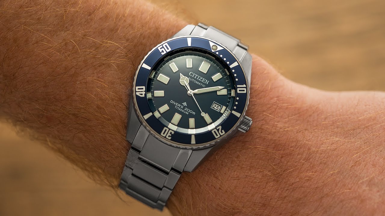 Citizen's Latest Titanium & Mechanical Dive Watch - Promaster Challenge  Diver Automatic - YouTube