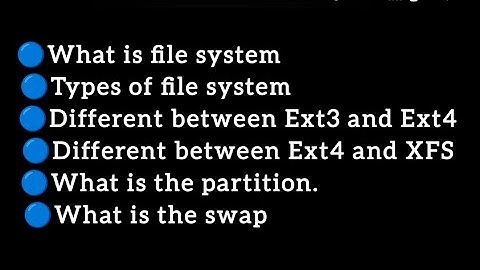What is the File system in Linux ,Types,Different,Ext3,Ext4,XFS,Partition,Swap #shorts #share #video