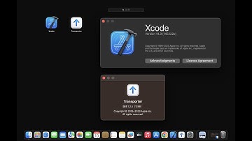安裝 Xcode 14.3 及 Transporter 1.2.5 程式