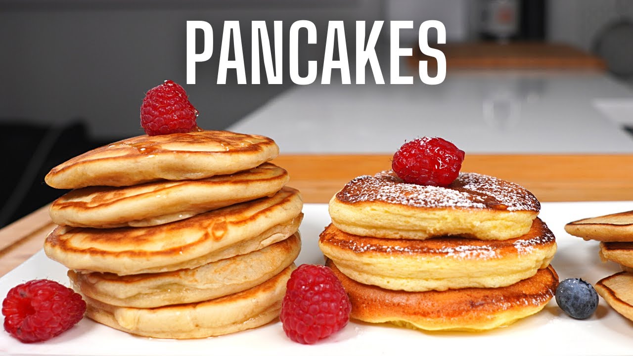 LES PANCAKES -- 3 STYLES : CLASSIC / SOUFFLE / HEALTHY -- FOOD IS LOVE