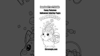 Download FREE Halloween Pokémon Coloring Pages! 🎃 Pikachu & Ghosts – Print & Color Now #Chromopia