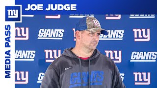 Joe Judge Previews Preseason Matchup vs. Browns | New York Giants