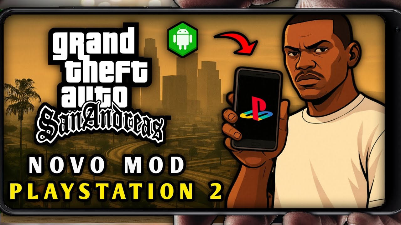 INSANOO! NOVO MOD GRÁFICOS DE PLAYSTATION 2 PARA GTA SAN ANDREAS ANDROID ATUALIZADO) Gta Sa Modpack.