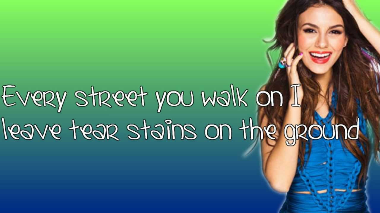 Victoria Justice-I Want You Back(Lyrics on Screen HD) - YouTube