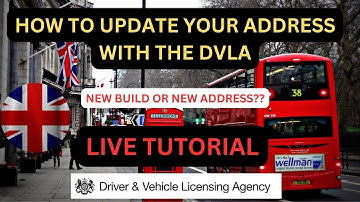 HOW TO UPDATE YOUR ADDRESS WITH DVLA !! NEW BUILD/NEW ADDRESS? LIVE TUTORIAL