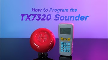How to program the TX7320 Sounder | Addressable Fire Alarm Tutorial