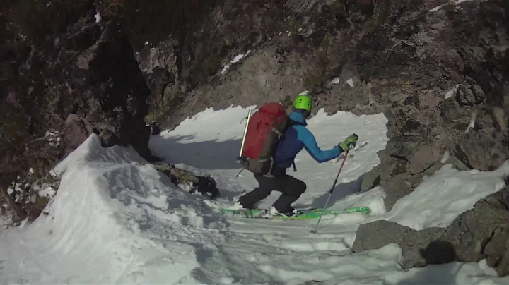Skiing the Backcountry Chutes of Paulina Peak