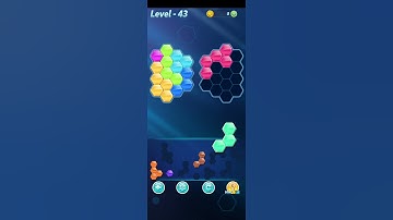 Block! Hexa Puzzle~Brutal block 9 to 10 levels -level#43