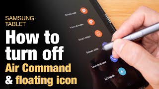 How to turn off Air Command and S Pen floating icon screenshot 4