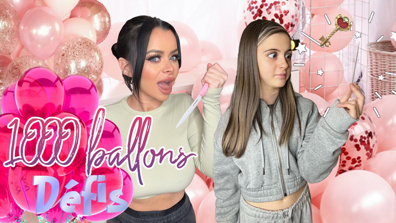 1000 BALLONS CHALLENGES : TROUVE LA CLEF POUR SORTIR OU FAIT LES DÉFIS ! 🤮🤣