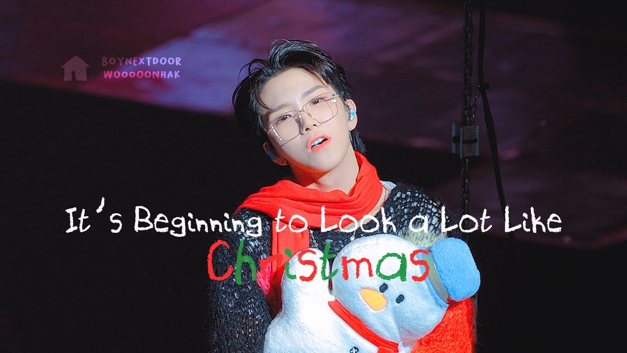 [4K] 241215 BOYNEXTDOOR 'It's Beginning to Look a Lot Like Christmas' | 운학 직캠 WOONHAK Focus