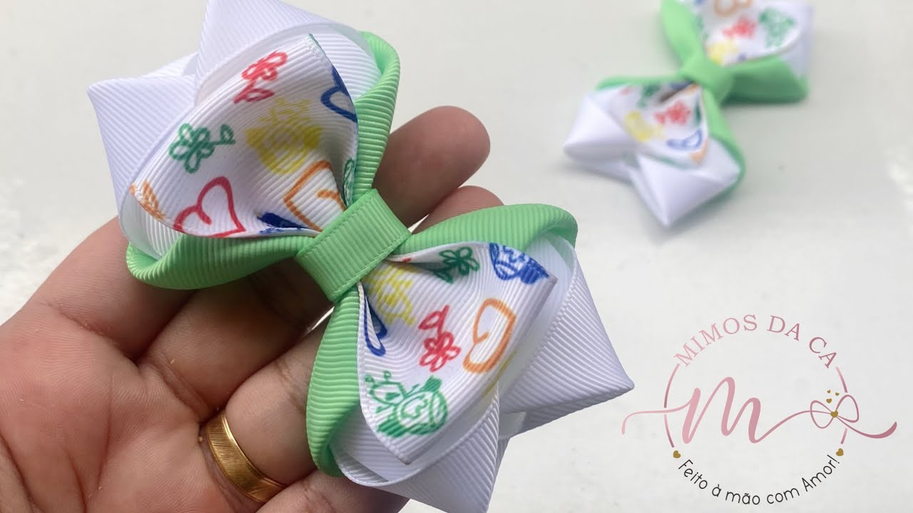 LAÇO ESCOLAR NOVO🎀FÁCIL INICIANTE